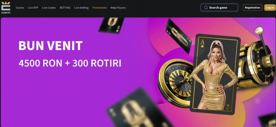 Bonus de Bun Venit Conti Cazino