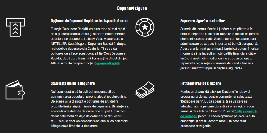 joc responsabil pokerstars casino