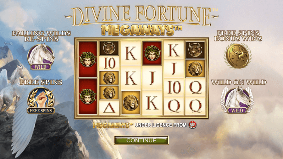 divine fortune megaways slot