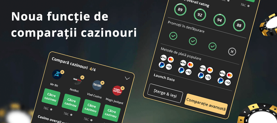 Comparatii Cazinouri