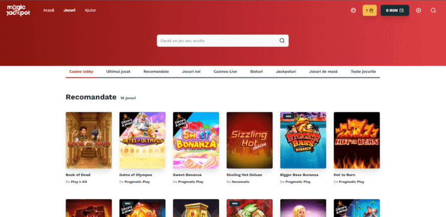 jocuri magic jackpot online