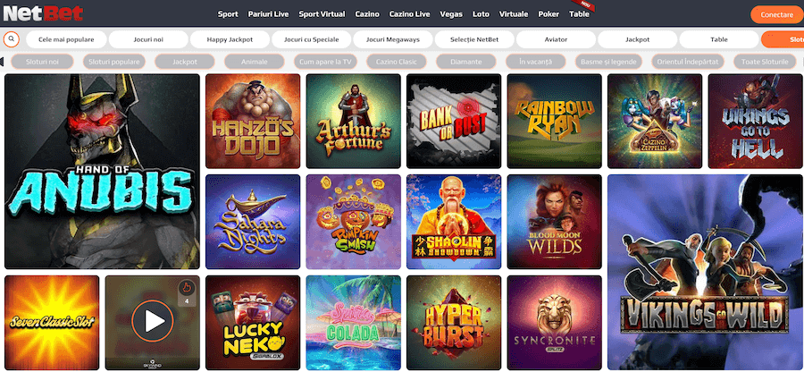 NetBet Sloturi Online
