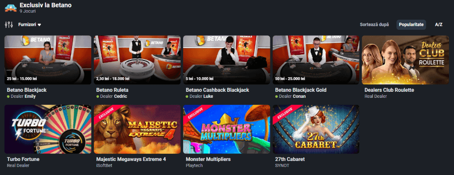 betano jocuri live casino exclusive
