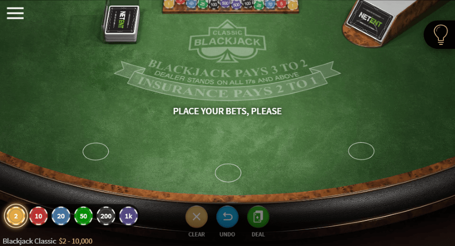 blackjack classic