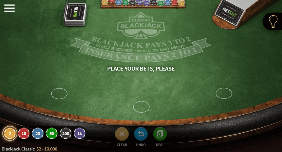 blackjack classic online