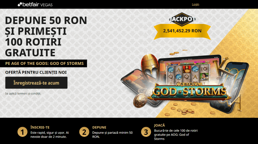 100 de rotiri gratuite betfair