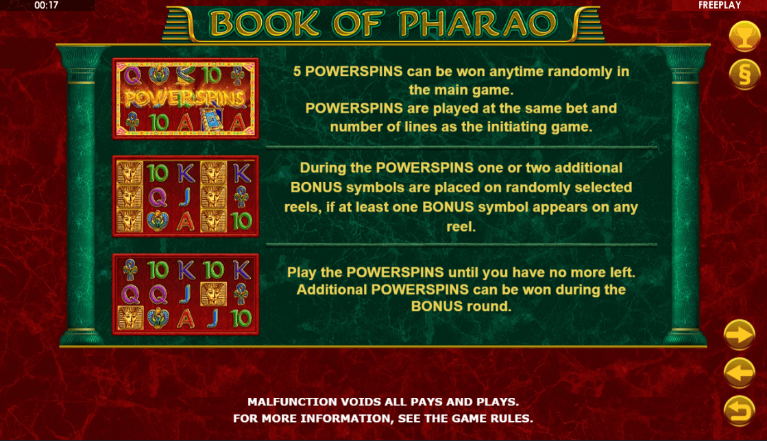 Book of Pharao Slot Rotiri gratuite