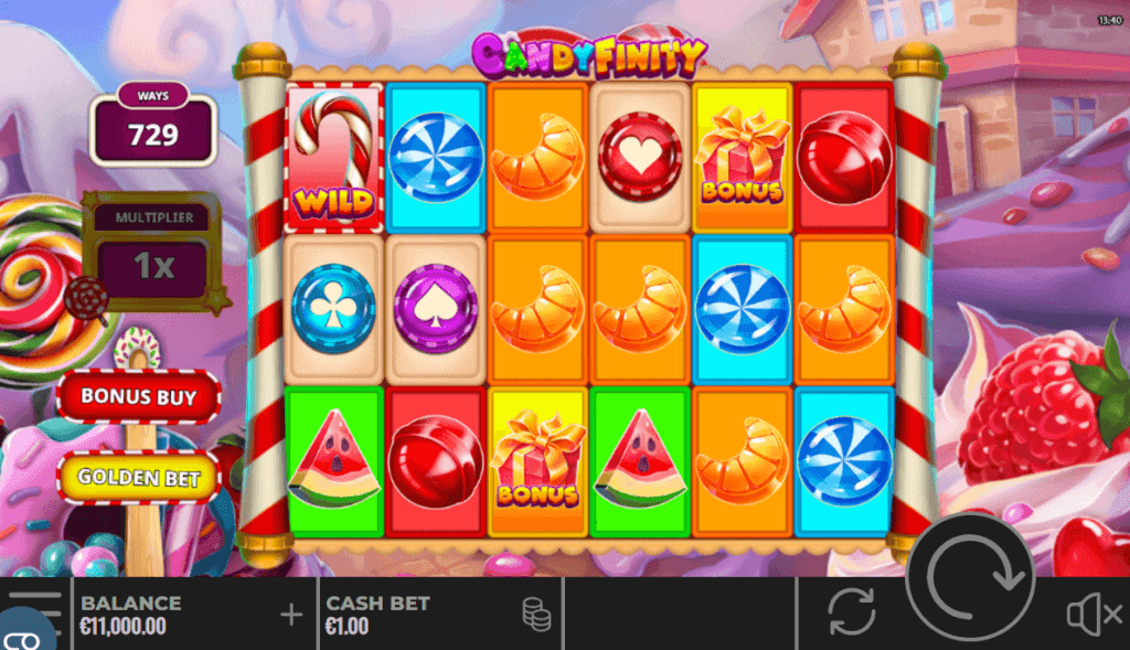 Candyfinity slot nou