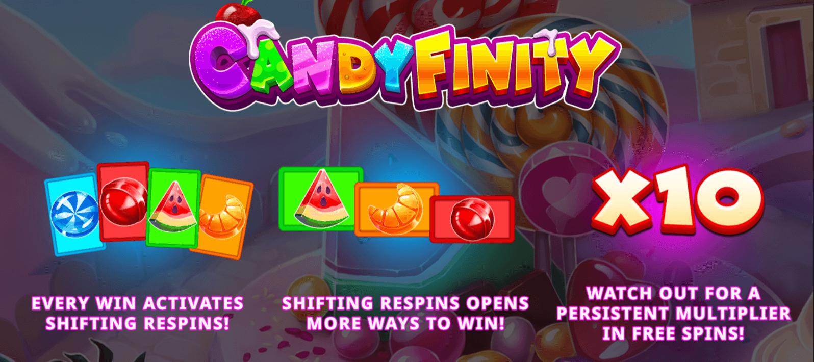Candyfinity functii joc 