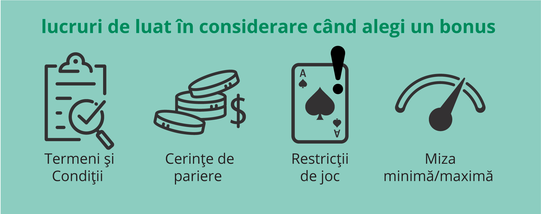 Ce sa iei in considerare cand alegi un bonus la cazinourile online Romania