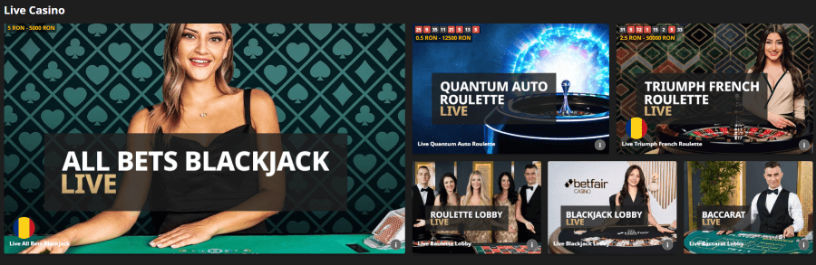 jocur dealer live betfair casino