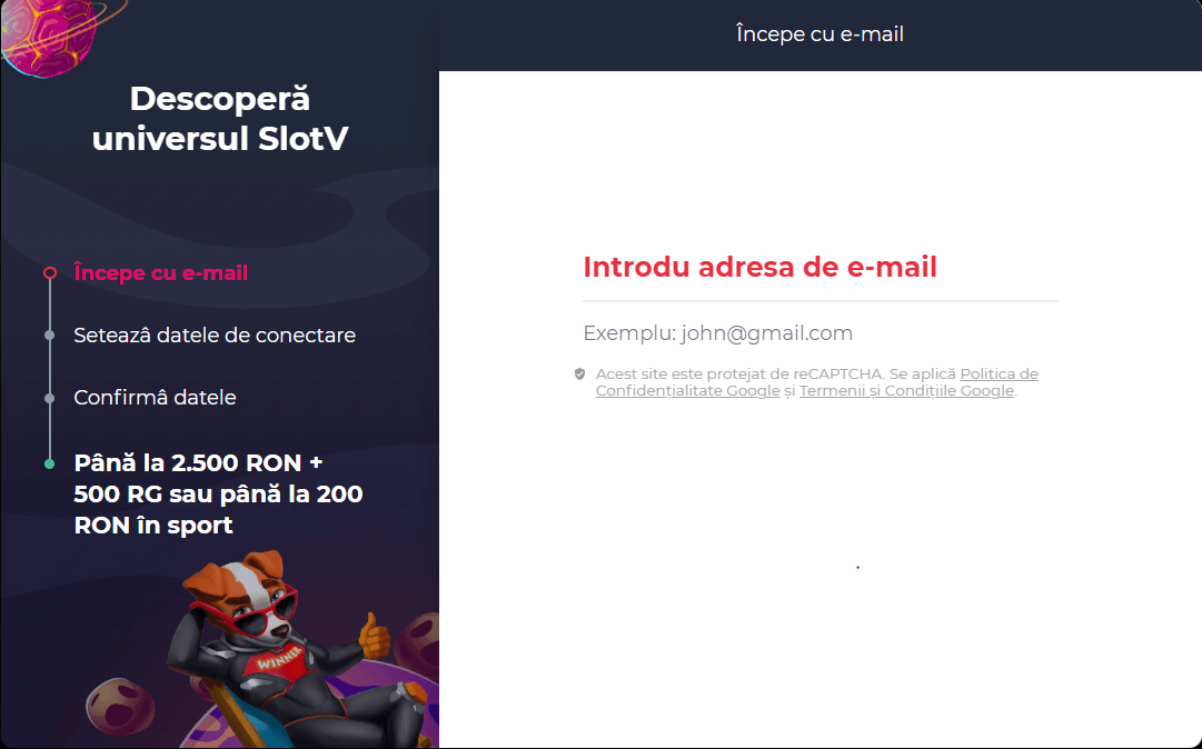 slotv cont nou