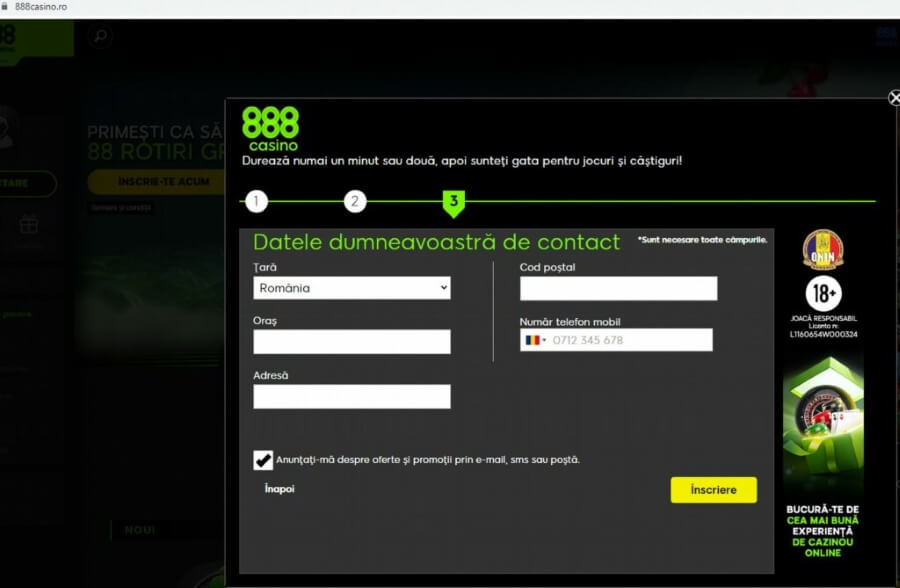 devino membru 888 casino