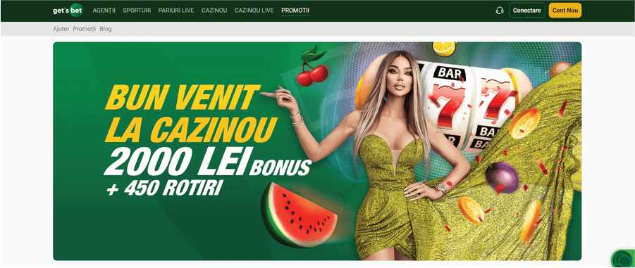 Get Bets Bonus de Bun Venit