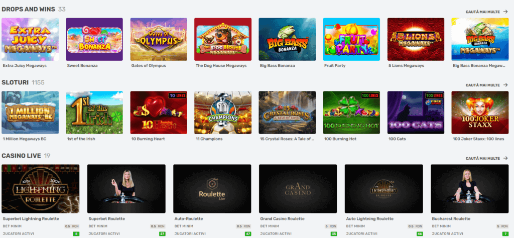 jocuri diverse superbet casino