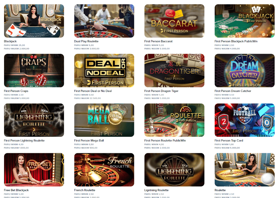 mese live dealer publicwin