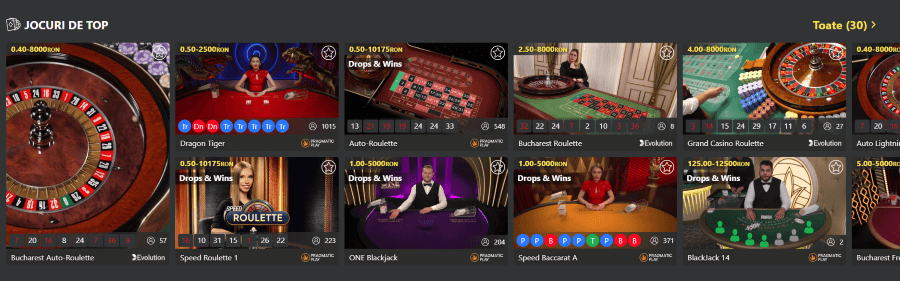 jocuri dealer live winbet