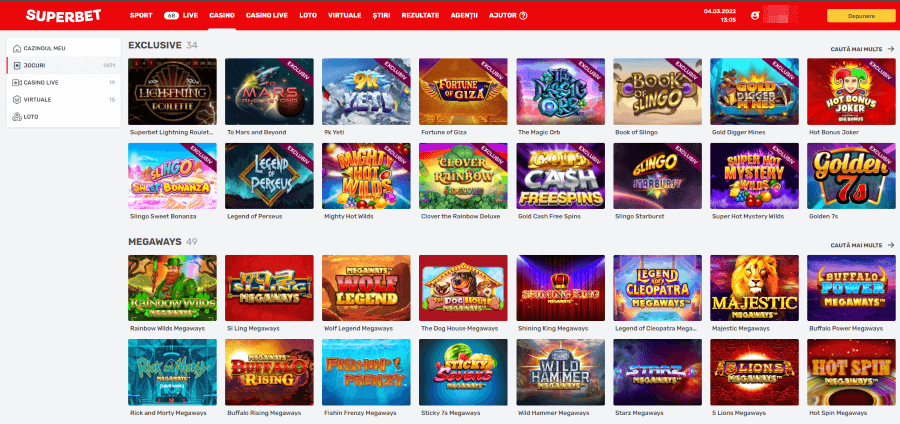 jocuri exclusive superbet