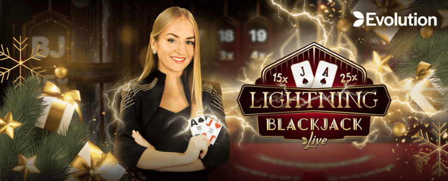 lightning blackjack live