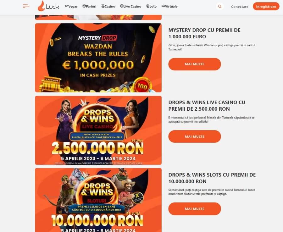 Luck Casino Turnee