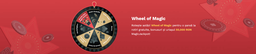 wheel of magic promotie online