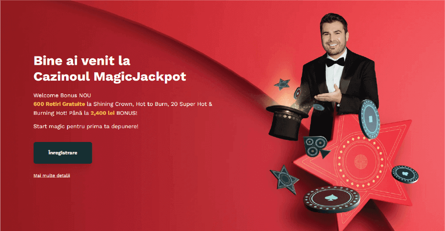 MagicJackPot Bonus de Bun Venit