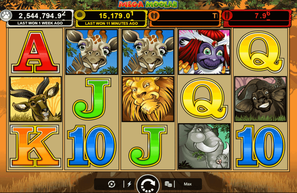 Mega Moolah jackpot slot