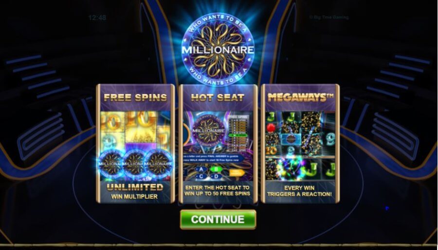 Who Wants To Be A millionaire Megaways caracteristici