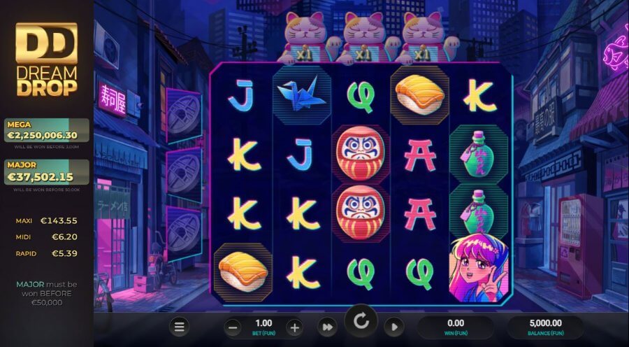 Neko Night Dream Drop slot