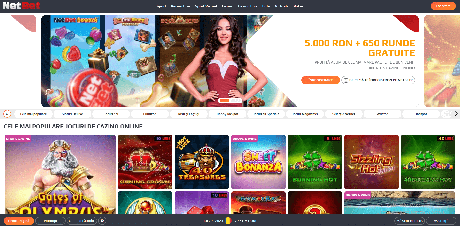 NetBet anunță noi sloturi adăugate pe platformă