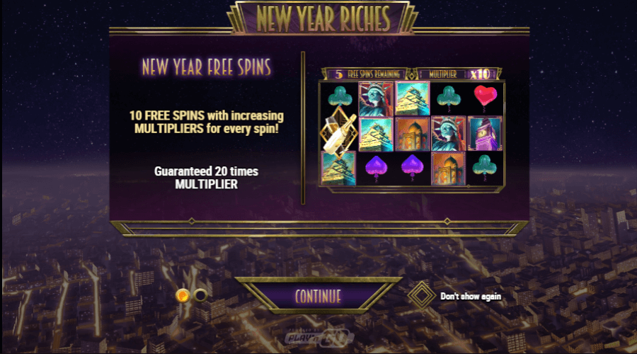 new year riches slot online 