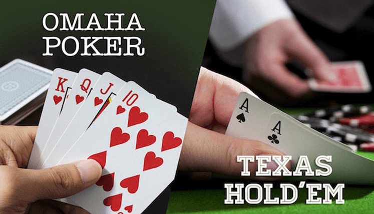 omaha poker vs texas hold'em online 