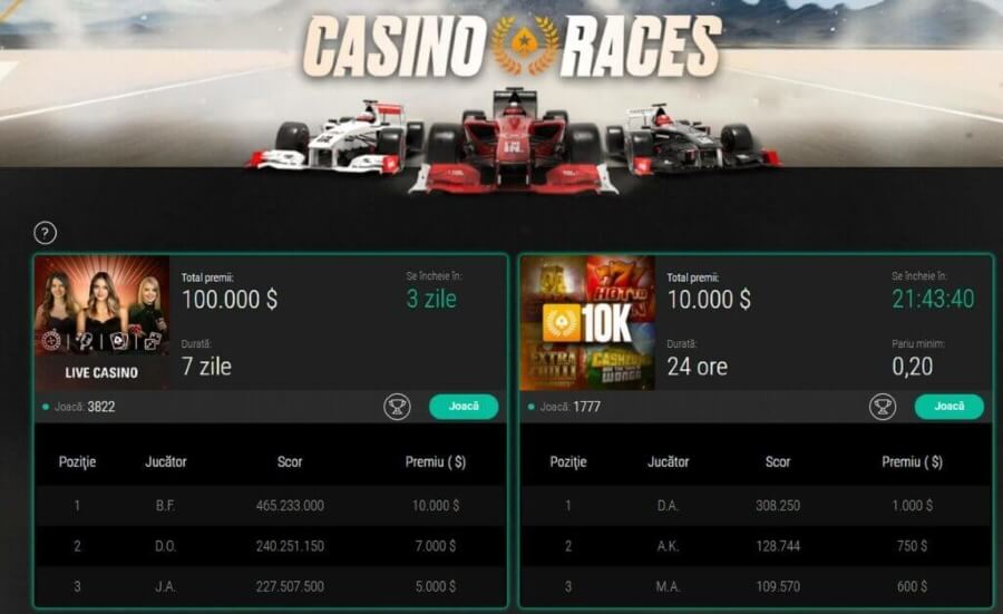 casino races la pokerstars