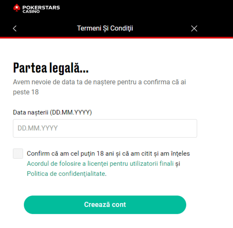 data nasterii pokerstars casino
