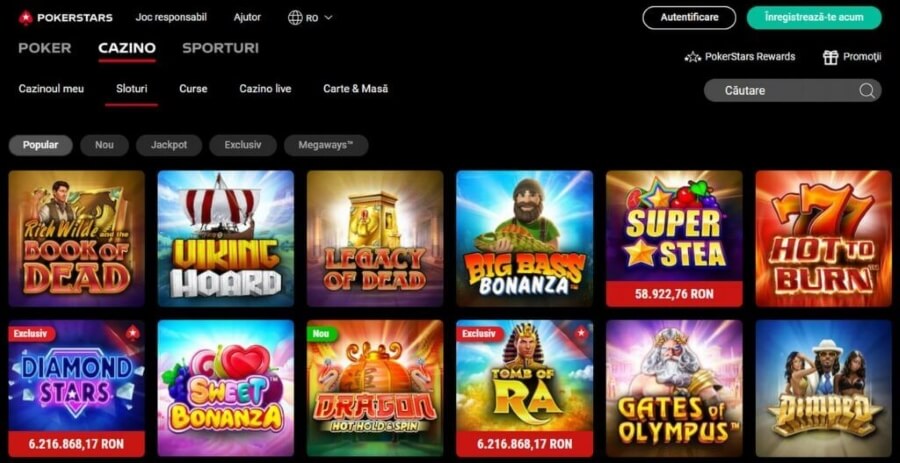 jocuri pokerstars casino