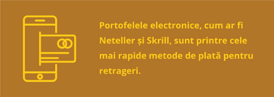 portofele electronice pentru retrageri instant