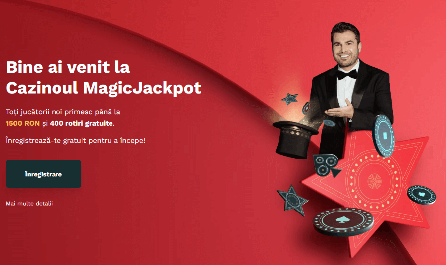 bonus de bun venit MagicJackpot