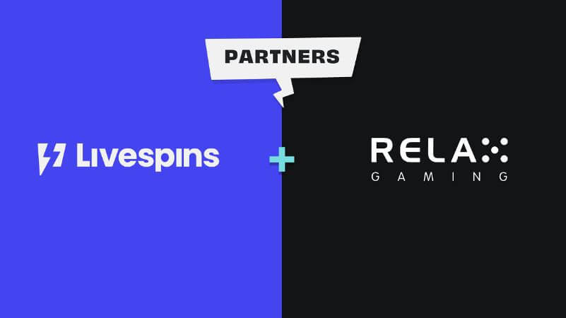Livespins și Relax Gaming anunță un nou parteneriat