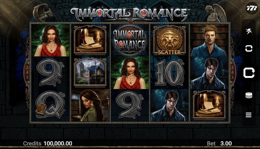 immortal romance online slot