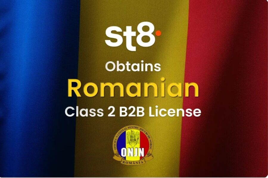 St8.io obține licență pentru piața de jocuri de noroc din România