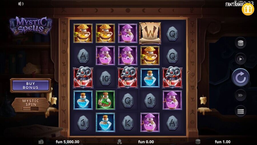 Mystic Spells slot halloween