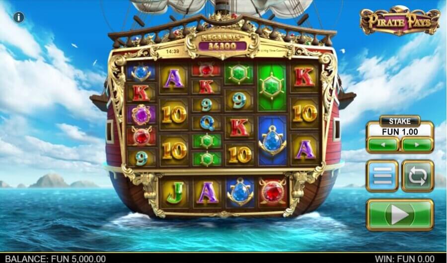 Pirate pays megaways slot online