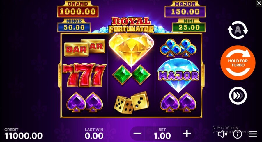 Royal Fortunator: Hold and Win slot online