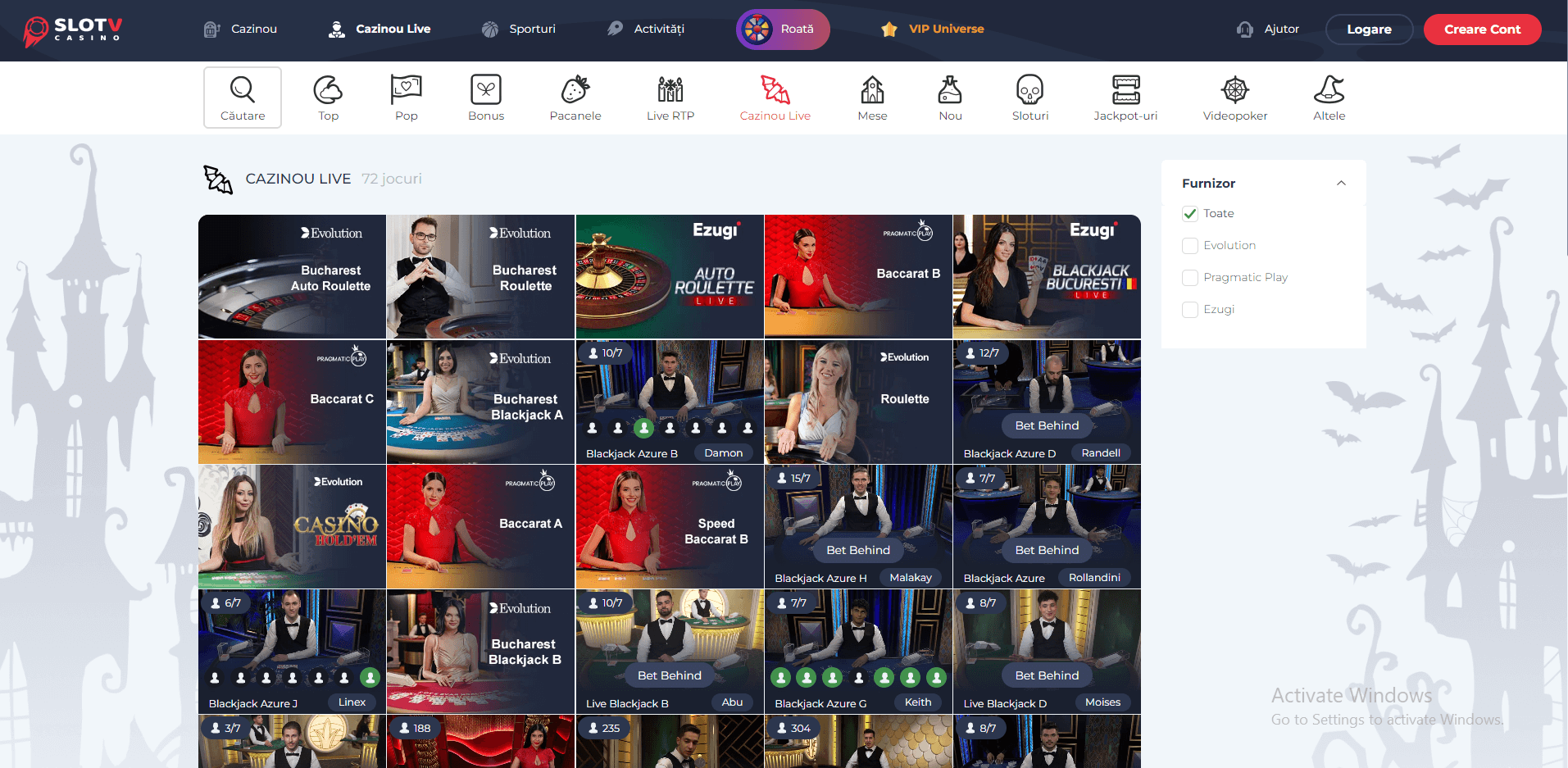 slotv live cazino
