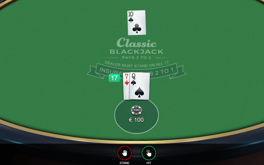 stai sau ceri carte la blackjack