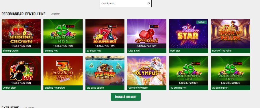 Unibet sloturi