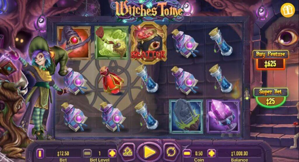 Witches Tome Slot Halloween