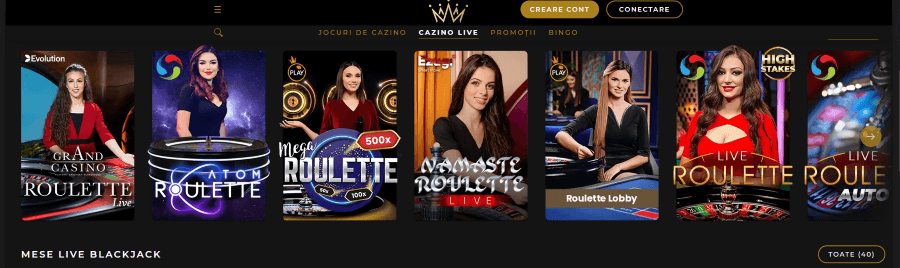 jocuri live princess casino